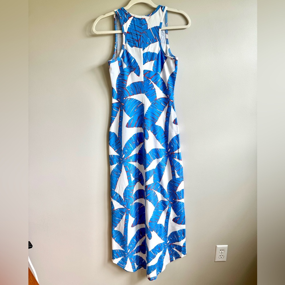 MAHI GOLD Blue and White Maxi Dress - Picture 2 of 3